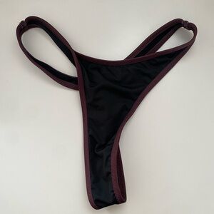 Heavy Manners “High Cut Thong” Bikini Bottoms